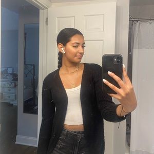 Women's Black Cardigan